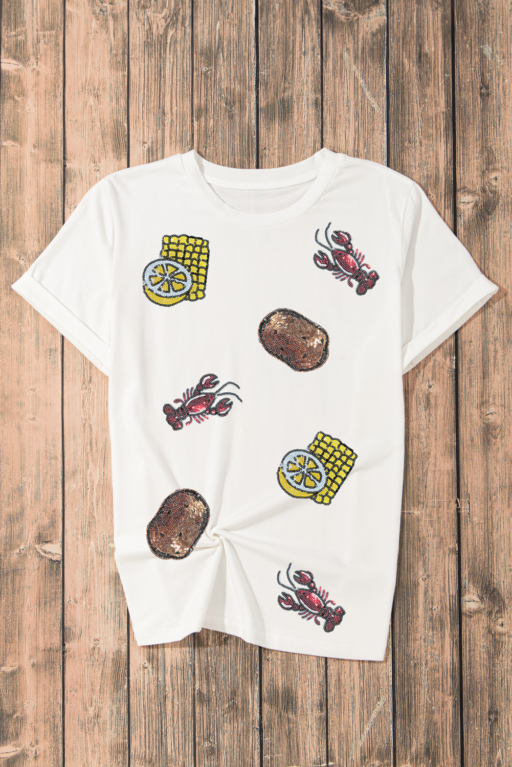 Sequin Crawfish and Fixins