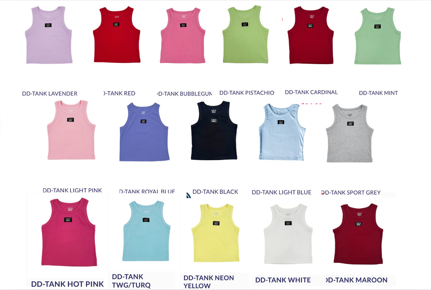 Lulu Mac Tank Top - MULTIPLE COLORS