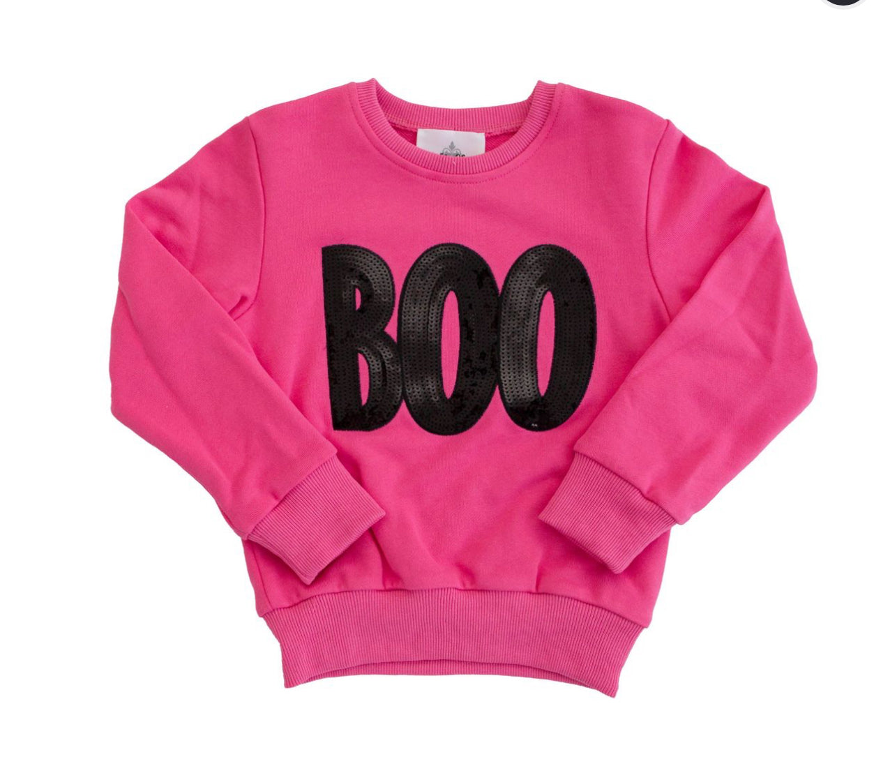 Belle Cher Hot Pink Boo Sweatshirt