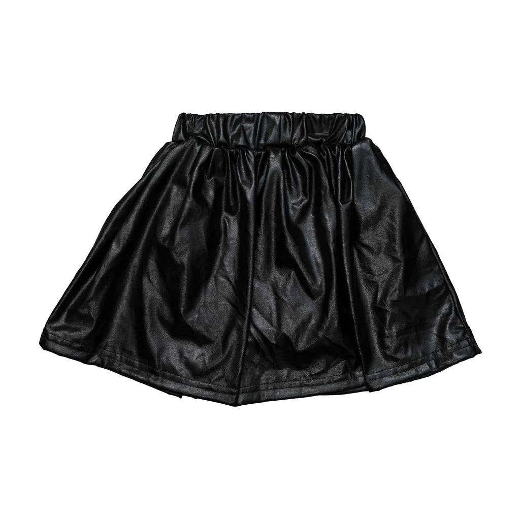 Belle Cher Black Metallic Skirt