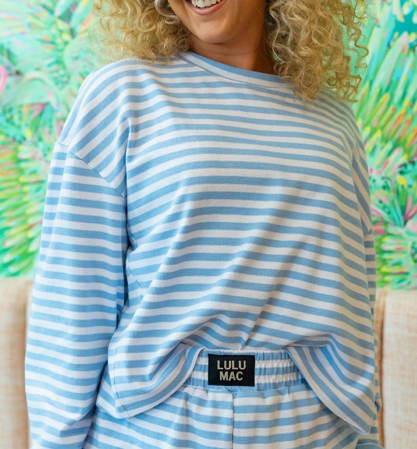 Lulu Mac Striped Long Sleeve Top
