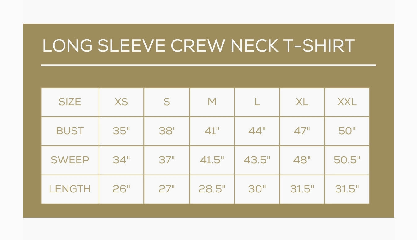 Blue Long Sleeve Ornament Tee