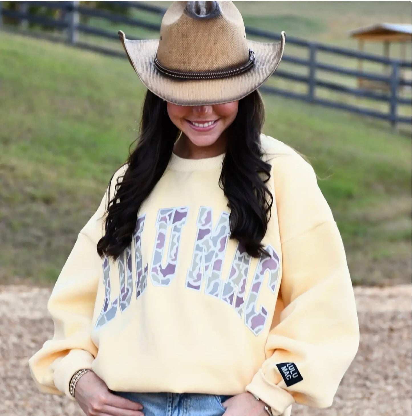 Lulumac Camo Oversized Sweatshirt