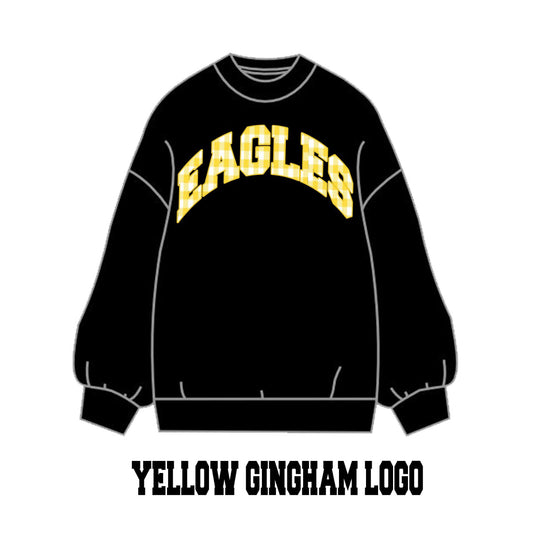 Black EAGLES Mockneck
