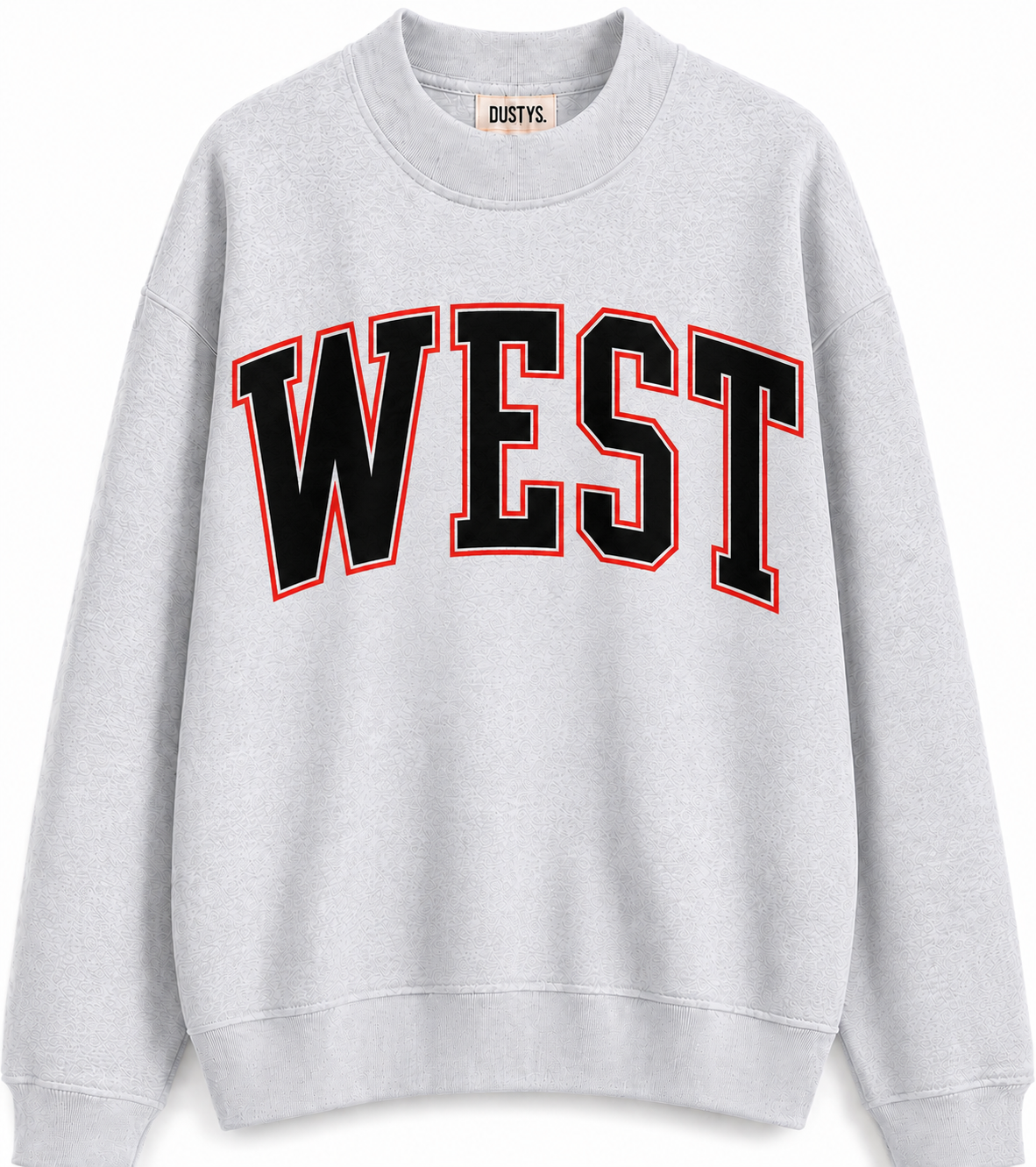 Light Grey WEST mockneck PREORDER YOUTH and ADULT
