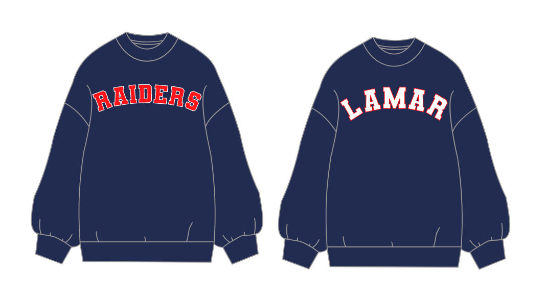 Preorder Lamar Raiders Mockneck Youth and Adult Sizes - MULTIPLE designs