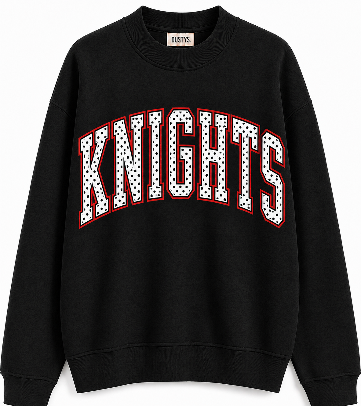Black KNIGHTS mock neck PREORDER YOUTH and ADULT