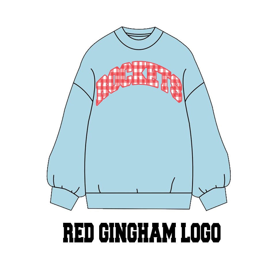 Powder Blue ROCKETS Mockneck