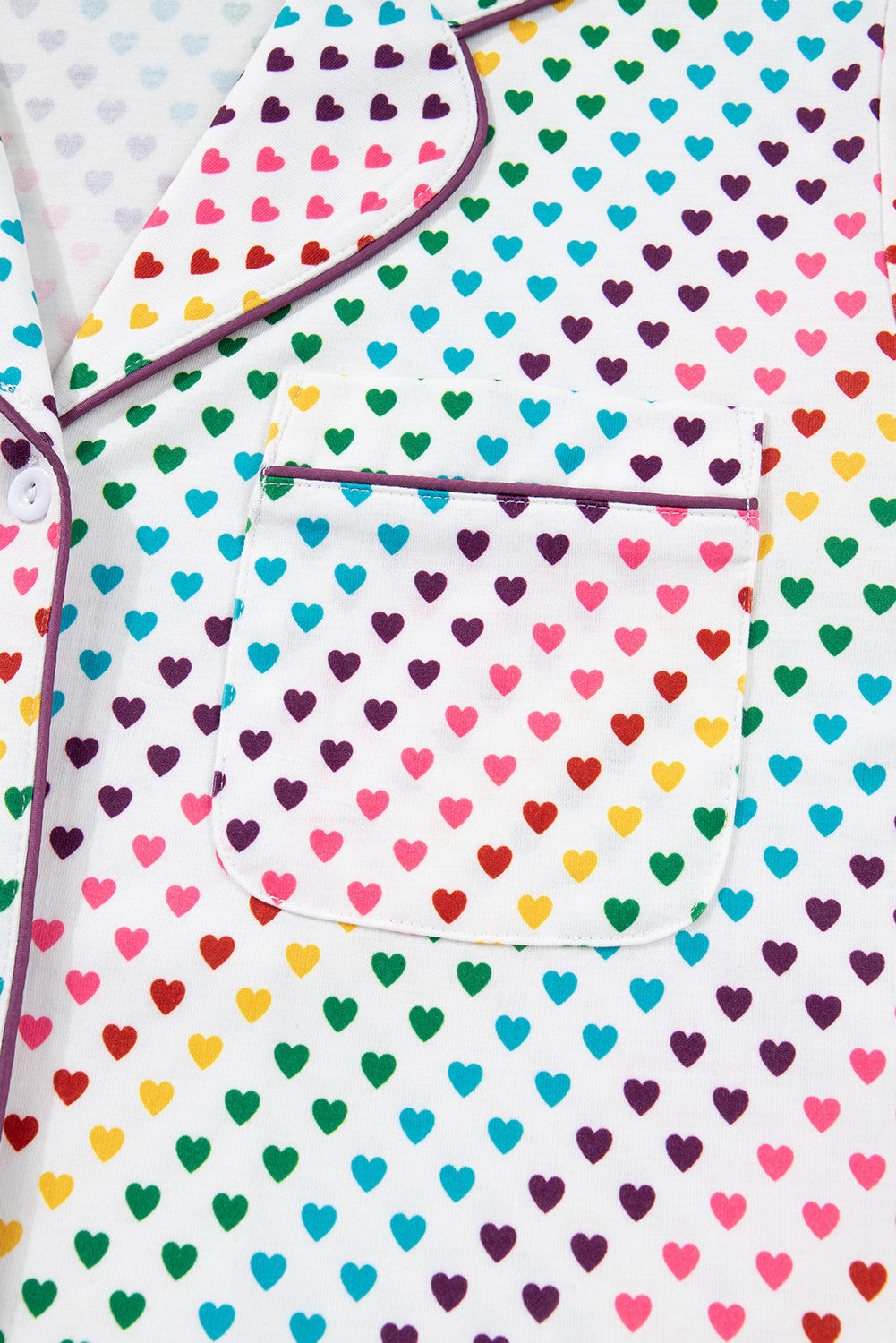 Multicolor Heart Pajamas