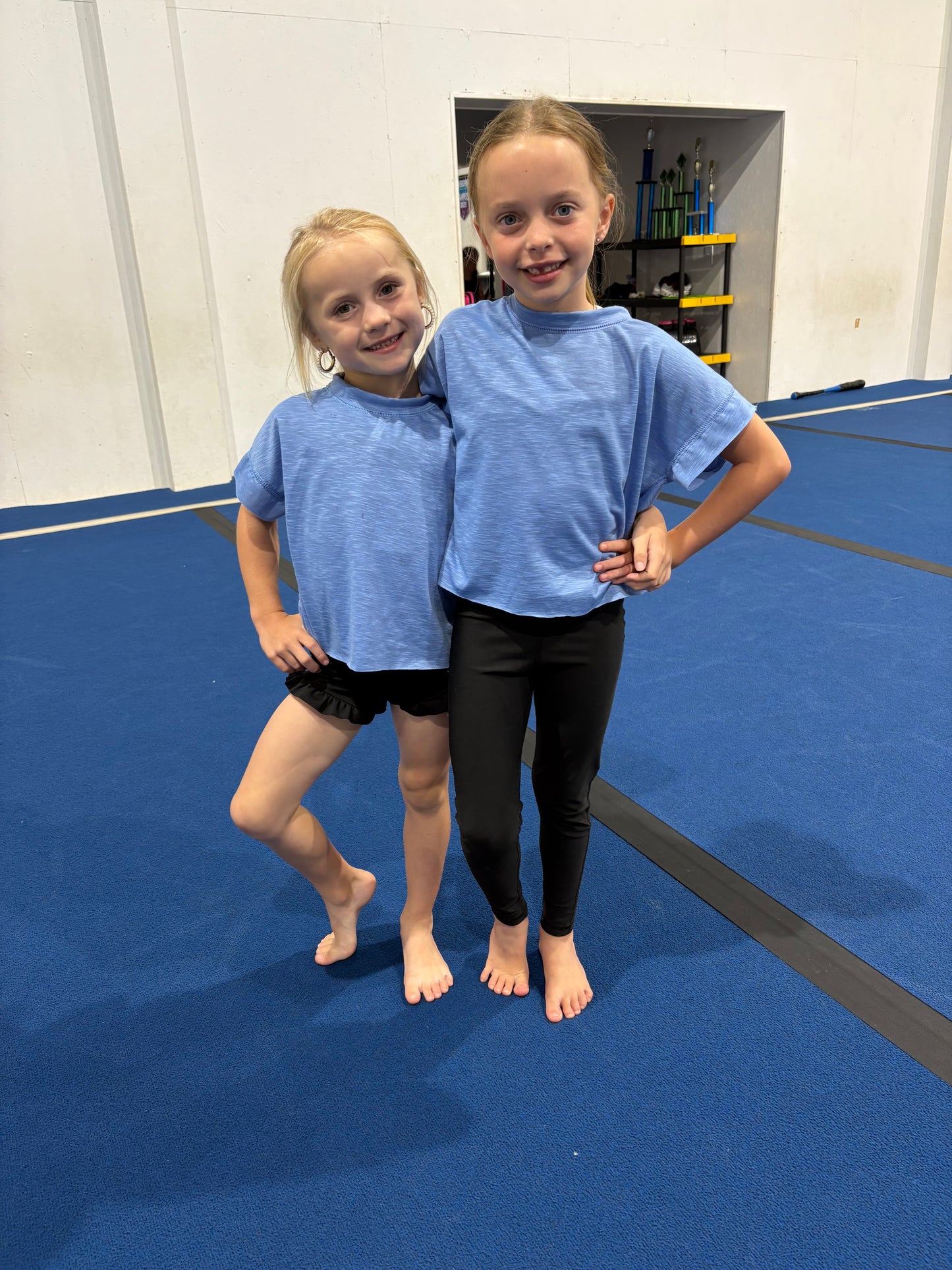 Kids Short Sleeve Open Back Athletic Shirt - Multiple Colors