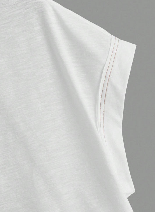 IN-STOCK: Short Sleeve Cutout Back Oversized Tee - MULTIPLE COLORS