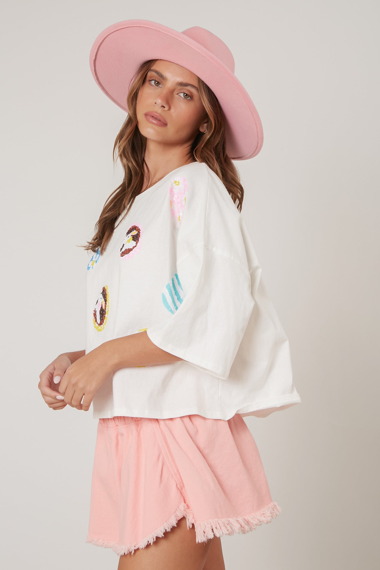 Easter Egg & Bunny Sequin Tee