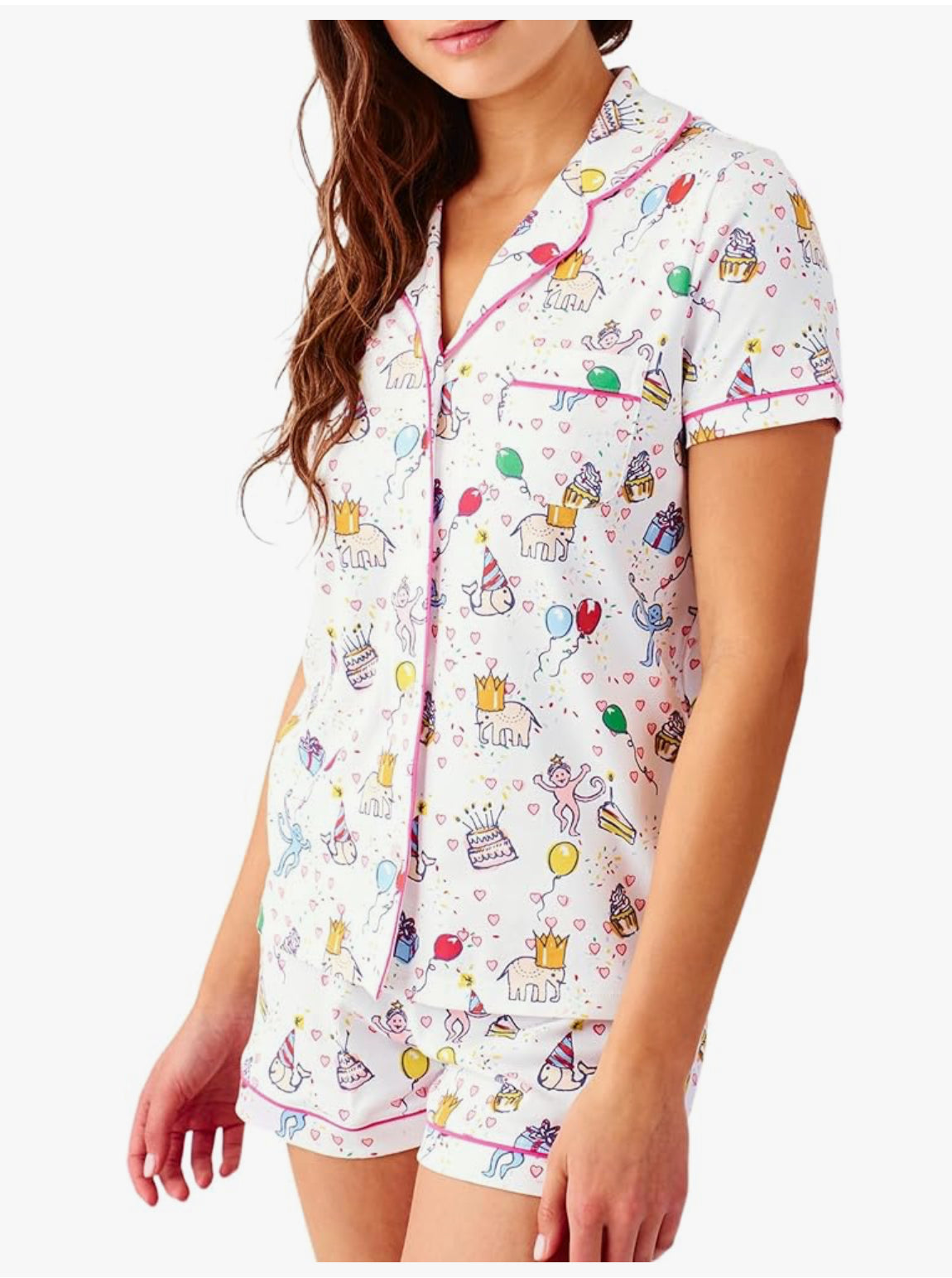 Adult Monkey Print Pajamas - MULTIPLE COLORS