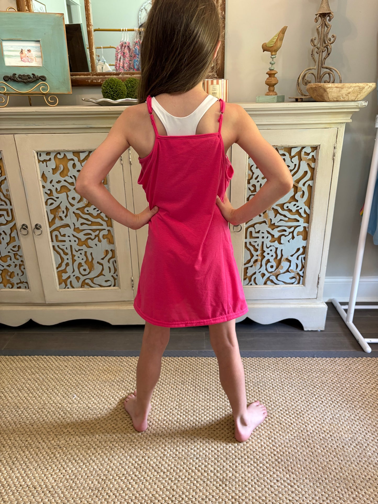 Kids Athletic Romper Dress - Multiple Colors
