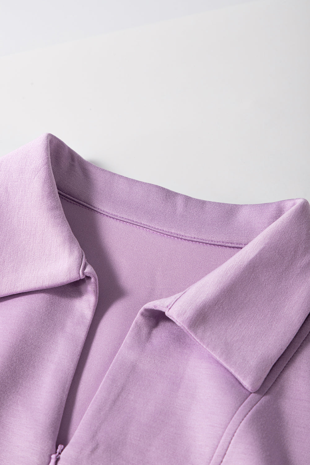 Light purple zipper romper