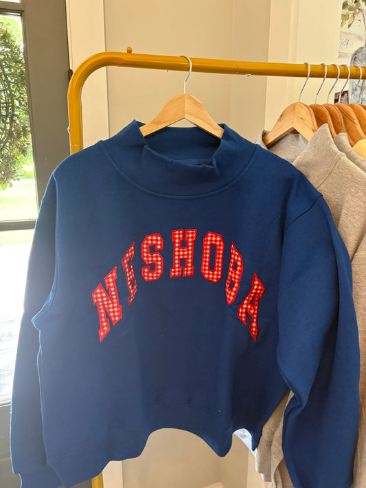 Royal Blue NESHOBA Mockneck