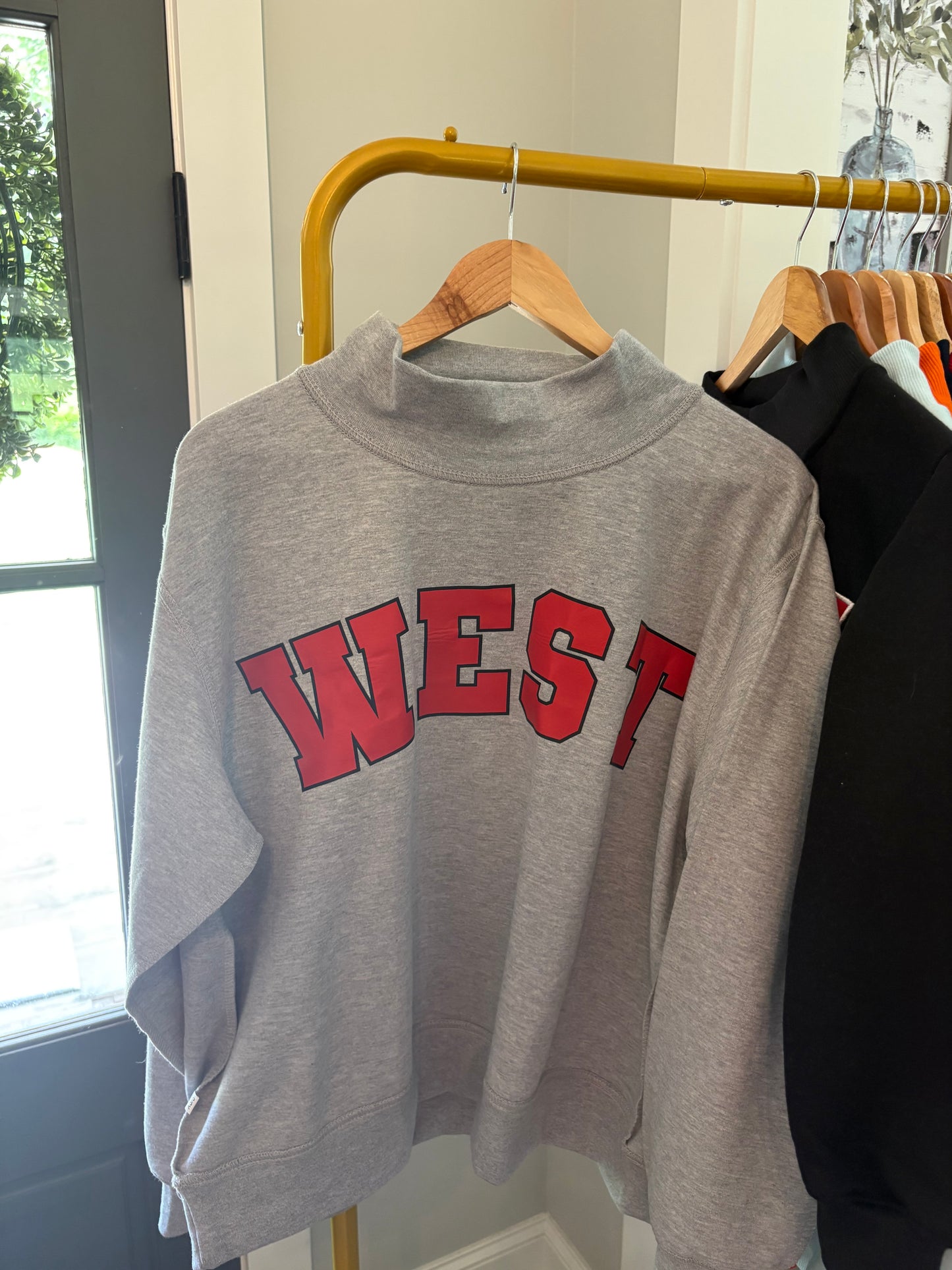 REVERSIBLE Light grey KNIGHTS mockneck