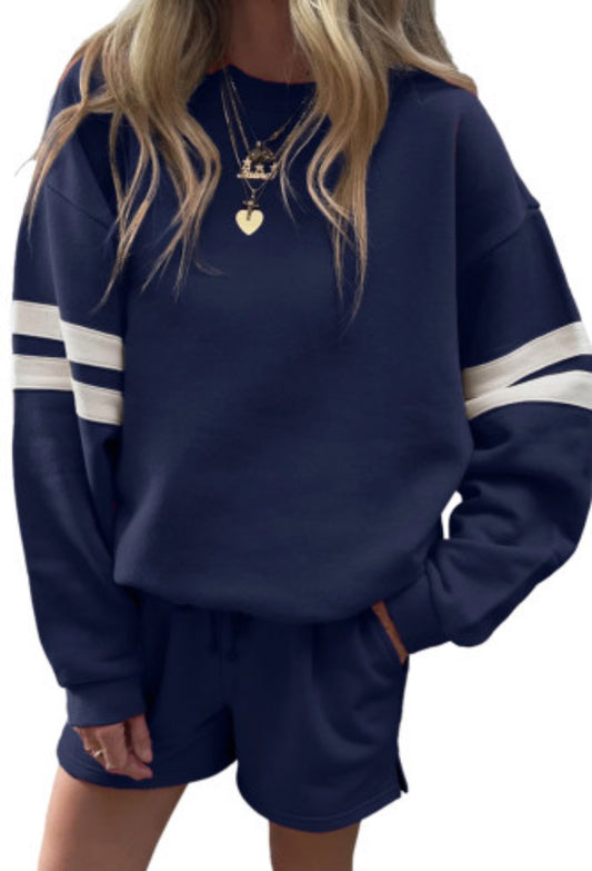 Game Day Oversized Shorts Set - Multiple Colors
