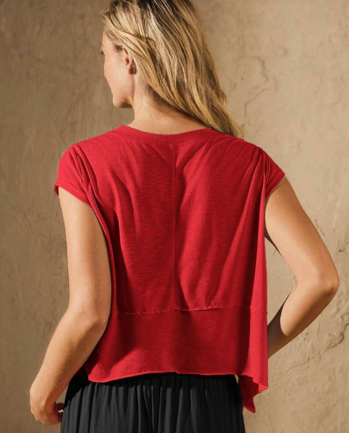 Sleeveless Open Back Athletic Top - MULTIPLE COLORS