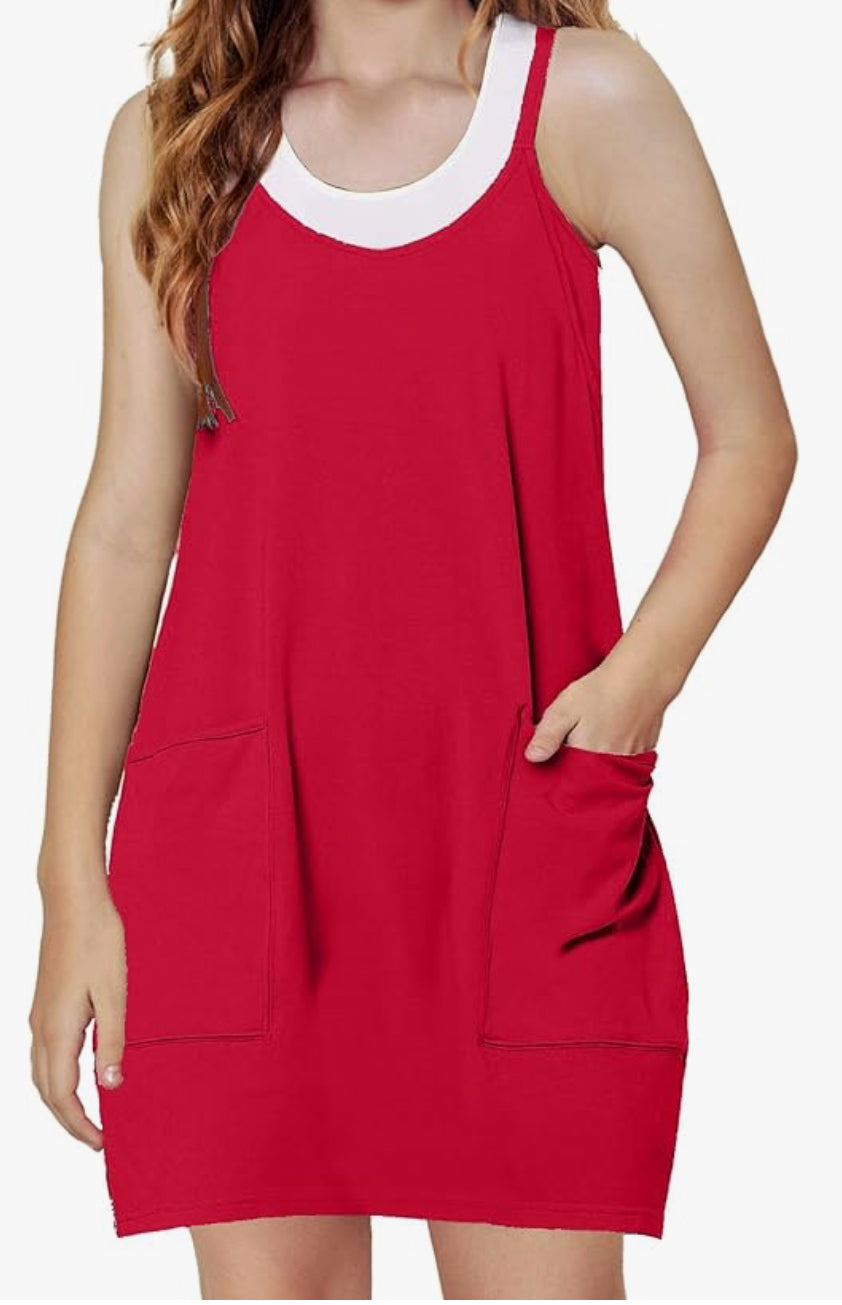 Kids Athletic Romper Dress - Multiple Colors