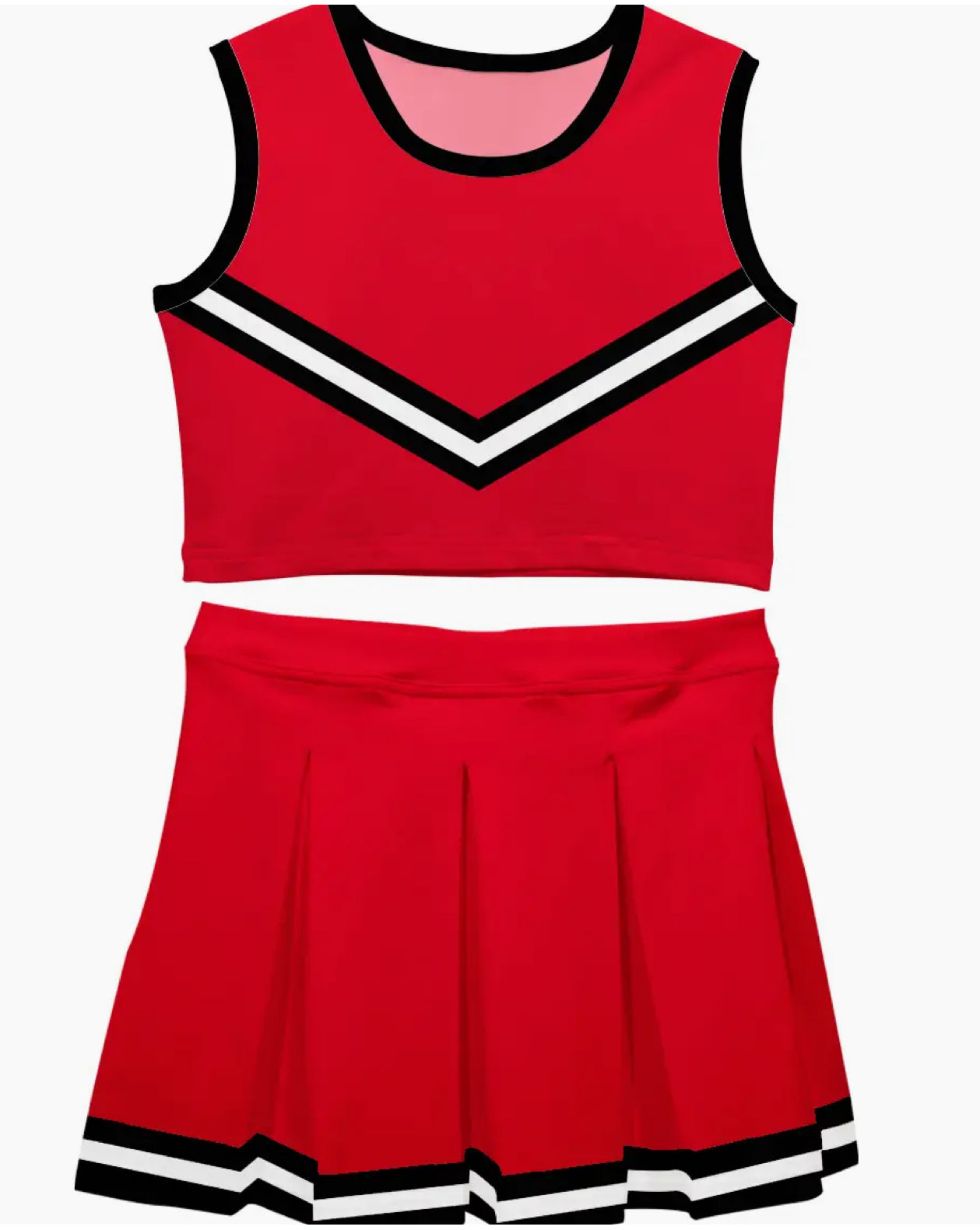 TODDLER Cheerleader SKIRT SET - Multiple Colors