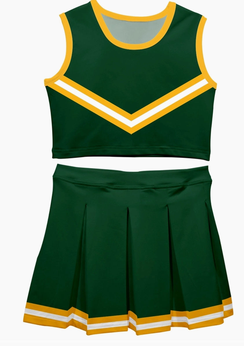TODDLER Cheerleader SKIRT SET - Multiple Colors