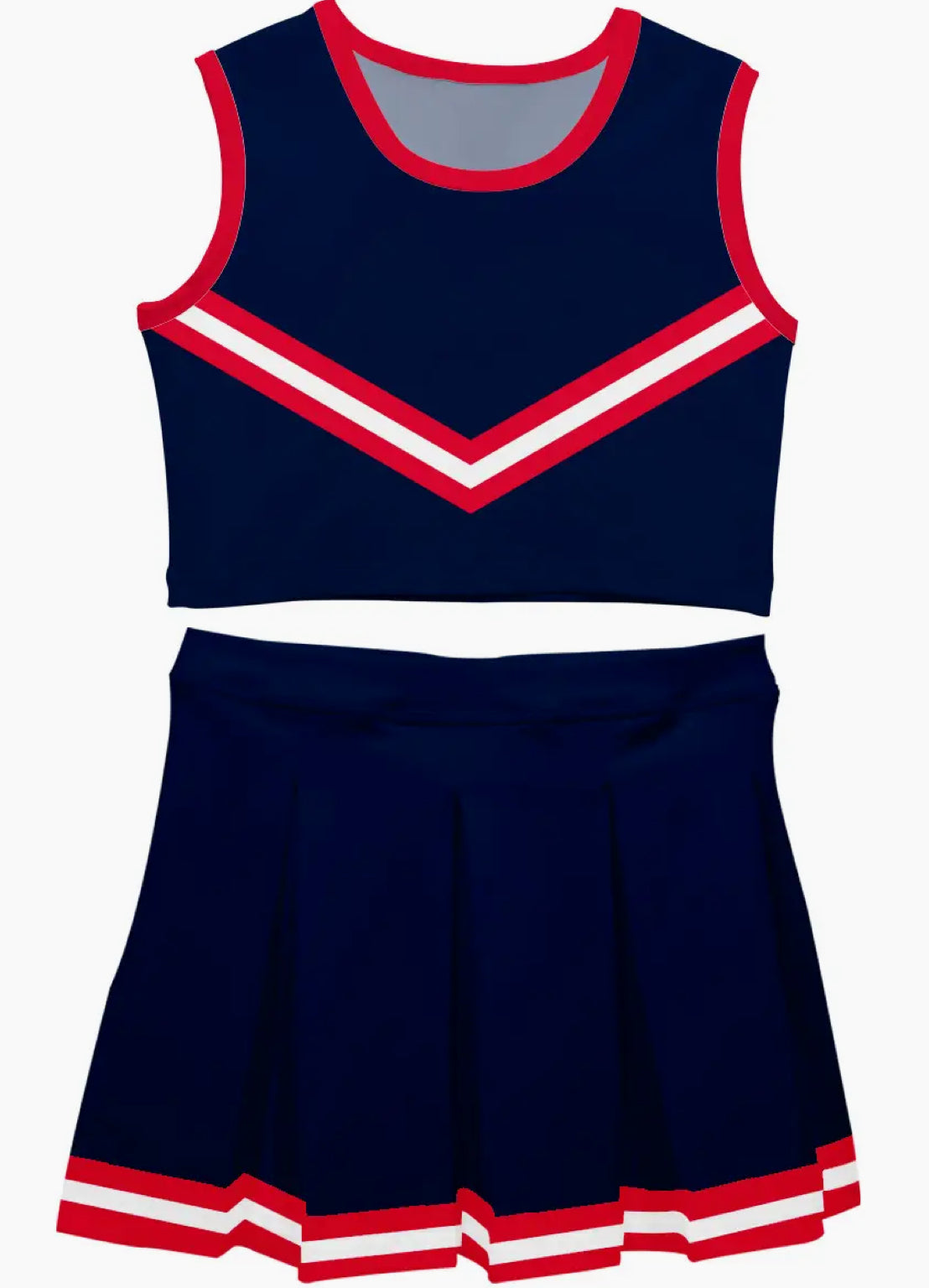 TODDLER Cheerleader SKIRT SET - Multiple Colors