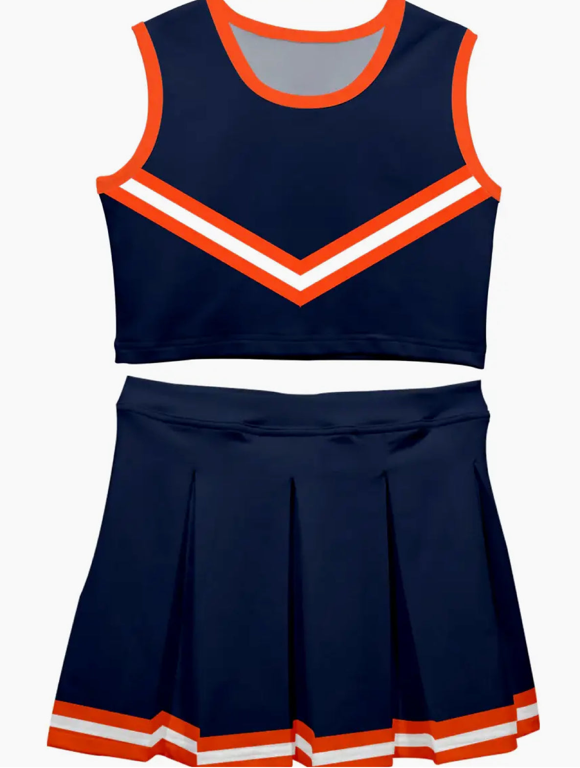 TODDLER Cheerleader SKIRT SET - Multiple Colors