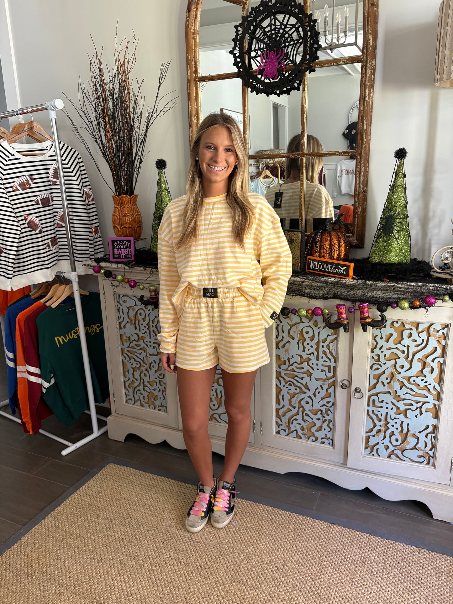 Lulu Mac Striped Long Sleeve Top