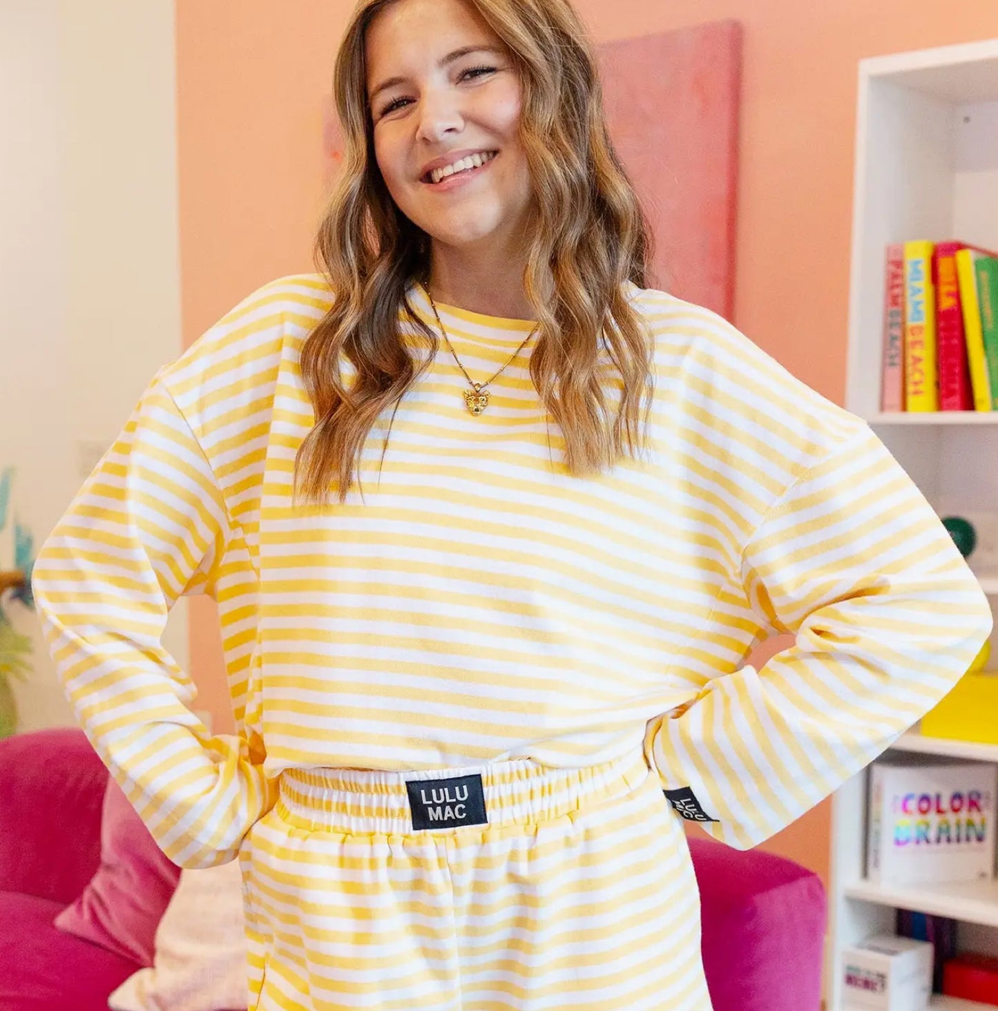 Lulu Mac Striped Long Sleeve Top