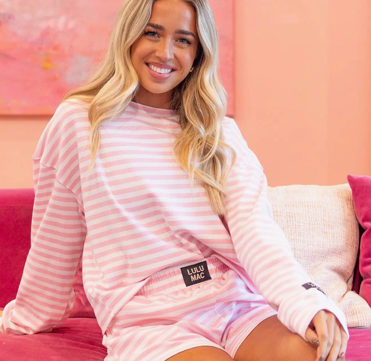 Lulu Mac Striped Long Sleeve Top