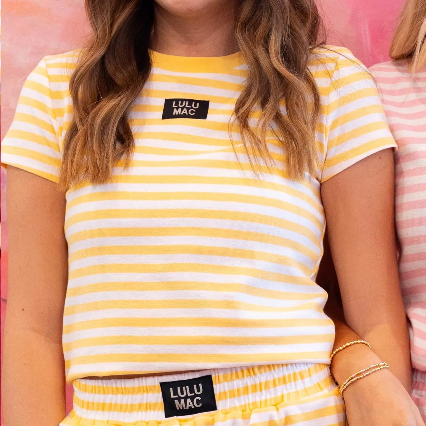 Lulu Mac Short Sleeve Striped Tee