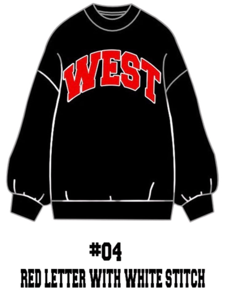 Black WEST Mockneck