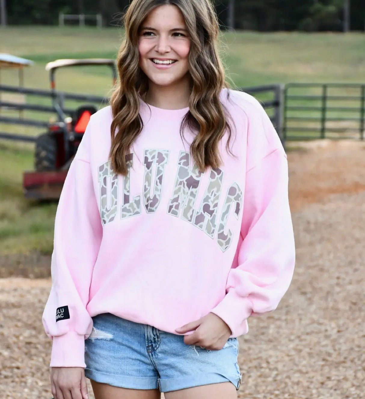 Lulumac Camo Oversized Sweatshirt