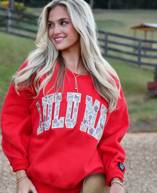 Lulumac Camo Oversized Sweatshirt