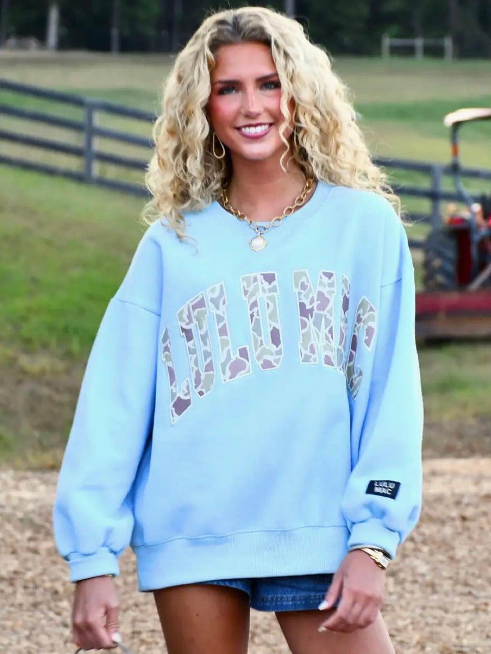 Lulumac Camo Oversized Sweatshirt