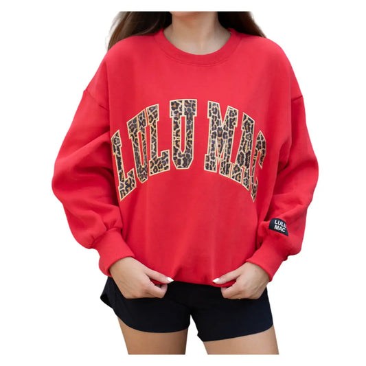 LuluMac Leopard sweatshirt